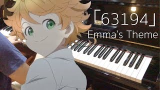 The Promised Neverland OST 「63194」Emmas ThemePiano cover  music sheet [upl. by Sacci]