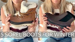 Sorel Winter Boots Haul Which One Is Best For You [upl. by Ado161]