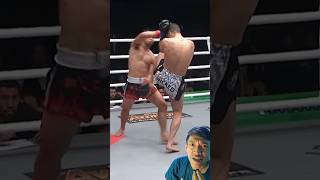 Excellent leg sweep technique shorts mme ufc kickboxing [upl. by Aelegna]