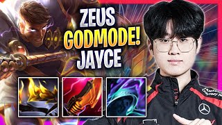 ZEUS TRIES JAYCE WITH NEW ITEMS  T1 Zeus Plays Jayce TOP vs Fiora  Season 2024 [upl. by Amer]