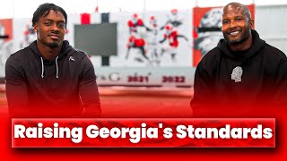 Champ Bailey sits with Malaki Starks to talk raising the standard at Georgia amp becoming a leader [upl. by Notyad]