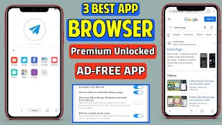 3 Best Browser Apps For Android 2024 [upl. by Noivart]