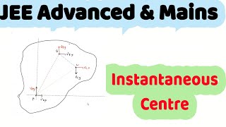 6Physics Instantaneous center of rotation of the rigid body in planar motion Rotational Dynamics [upl. by Ycnahc]