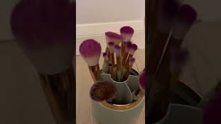 Organising my makeup brushes [upl. by Noiram]