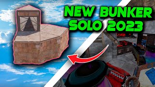 NEW BUNKER SOLO 2023 In Rust  Rust Building Tutorial 2023 [upl. by Madel]