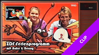 ZDFFerienprogramm 1983 Ansage Benny  Anke Engelke [upl. by Admama246]