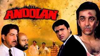 Andolan  1995  Full Movie Facts And Important Talks  Sanjay Dutt  Govinda  Mamta Kulkarni [upl. by Suoirtemed]