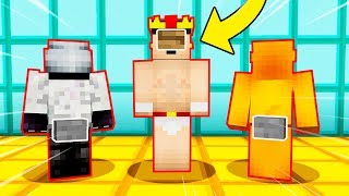 YOUTUBERS NOOBS VS EL BOTÓN SECRETO 😂 MAPA DE MINECRAFT [upl. by Tanah271]