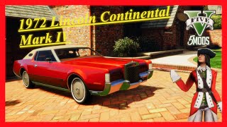 Punatakki  KOEAJOSSA 1972 LINCOLN CONTINENTAL MARK IV  GTA V Mod Testaus  Suomi [upl. by Springer647]