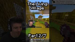 Minecraft Scary Myth The Living Village 🏡 27 prestonplayz Minecraft videogames myths scary [upl. by Malti889]