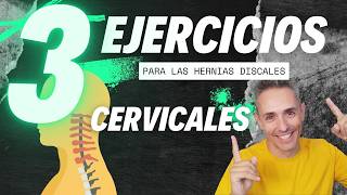 3 EJERCICIOS secillos para una Hernia Discal Cervical [upl. by Kassi]