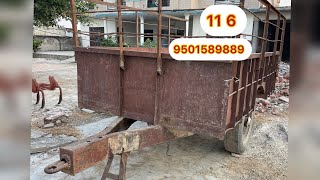 11 6 trolley for sale in Punjab 🔥🔥cheapest price in India automobile tralla [upl. by Eelram]