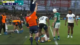 Joshua Tuisova marking Bundee Aki [upl. by Nobile]