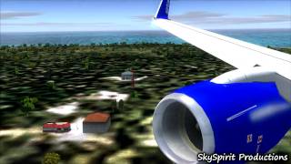 Bahamas Arrival AirTran Airways B737700 Landing  Nassau Intl Airport RWY 14 [upl. by Stilu564]