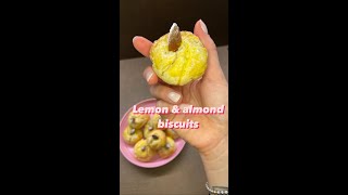 Lemon amp almond biscuits  15 seconds recipe cooking with GoPro shorts cookies tart lemon almond [upl. by Rovert976]