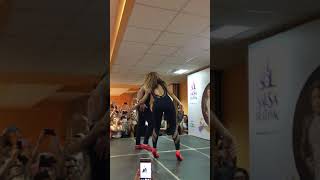 El Sol Salsa Festival 2016 Ataca amp Alemana Bachata Footwork with music [upl. by Nylde]