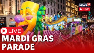 Mardi Gras 2024  Mardi Gras New Orleans  Mardi Gras Dance  Mardi Gras Parade Live  News18 Live [upl. by Reniti294]