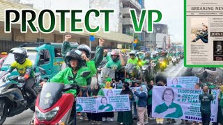 Protect and No to Impeach VP Sara Duterte Motorcade Davao City  Dec 82024 [upl. by Potash863]