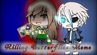 UnderTale Killing Butterflies  Gacha Life Meme [upl. by Sinnaoi]