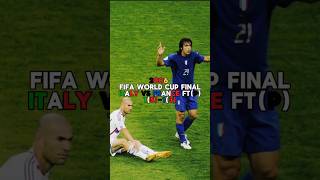 The 2006 World Cup Final Italy vs France WorldCup2006 ZidaneFarewell Materazzi ItalyWins [upl. by Arteid306]