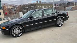 1996 bmw 740il walk around [upl. by Sitra408]