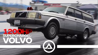 Daily Driven 1200 hp Volvo Destroys Tires [upl. by Nahsyar]