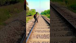 Train horns funny video kalua shortvideo [upl. by Nyrek]