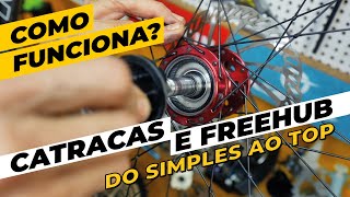 Desmontamos catraca e freehub pra você ver como funcionam por dentro Pedaleria [upl. by Issi125]