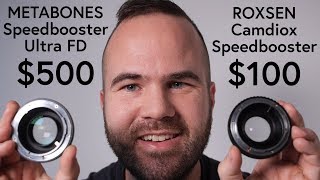 Canon FD Metabones Speedbooster Ultra 071x VS Cheap Speedbooster [upl. by Ardith848]