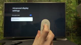 How To Open Advanced Display Sound Settings on GOOGLE Chromecast 40 4K with Google TV [upl. by Noryk]