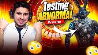 WTF ❗️Testing Abnormal PC Player 🖥️ 💔 on live  Garena Free Fire [upl. by Monica]