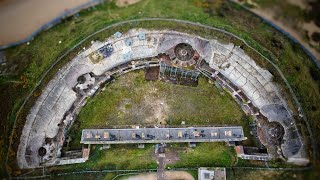 Fort Gilkicker  Drone Flight [upl. by Maclay]