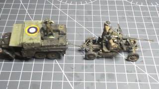 The Model Warrior Box the Battlefield Airfix 176 Bofors 40mm Gun and Tractor [upl. by Reinhart]