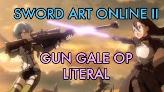 PARODY Sword Art Online II Ignite OP Literal [upl. by Aicala439]