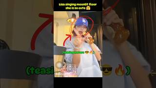 Lisa singing moonlit floor 🔥😍 lisa moonlitfloor fypシ [upl. by Elamef]