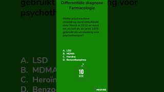 Differentiële Diagnose Farmacologie 1 anatomy science farmacologie medicijnen [upl. by Nillek]