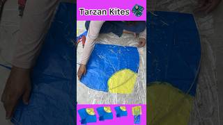 Shopping bagLafafaKite Making Shopper kite Flying Test diy Craft Tarzan Kites [upl. by Guttery]