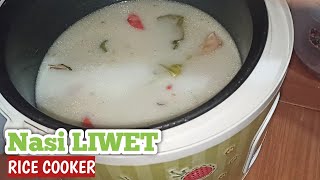 RESEP NASI LIWET RICE COOKER  MAGICOM [upl. by Merton]