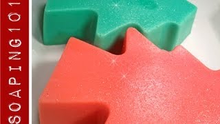 How to Make Jelly Soap kid approved  soaping101 [upl. by Yelruc563]