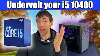 Undervolt your i5 10400 for more FPS and Lower Temperature [upl. by Siradal]