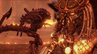 PREDALIEN HYBRID BOSS  ALIENS vs PREDATOR STORY MODE [upl. by Buford955]