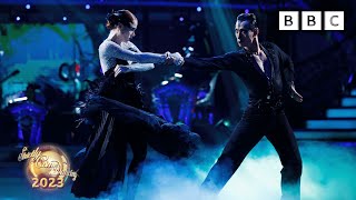 Angela Scanlon and Carlos Gu Paso Doble to BLACK Swan SWAN Lake by District 78 ✨ BBC Strictly 2023 [upl. by Kym777]