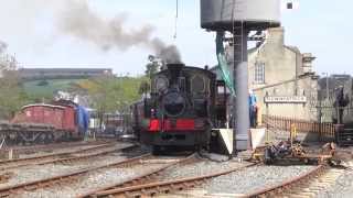 Downpatrick amp Co Down Railway  Steam Trip to Inch Abbey [upl. by Nilkcaj]