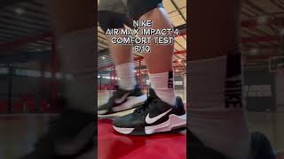 NIKE AIR MAX IMPACT 4 COMFORT TEST 810 hoopshoes nikebasketball shortsviral sneakerreviewdubai [upl. by Erialc]