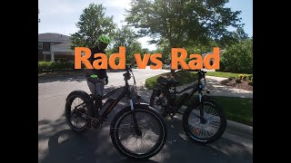 Upgraded Rad Rover ebike vs Stock Rad Rover [upl. by Bashemath]