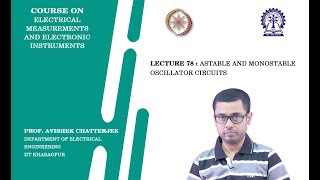 Lecture 78 Astable and monostable oscillator circuits [upl. by Aschim]