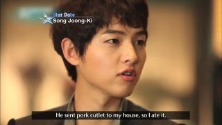 Star Date Interview with Actor Song Joongki 송중기 [upl. by Ecyle]