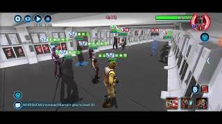 AurraBosskGreefMandoZam L3 buffs vs BosskGreefMandoBobaDengar L9 Bossk grit revive 65 [upl. by Sirotek940]