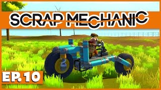 Scrap Mechanic  Ep 10  How to Build a Motorcycle  Lets Play Scrap Mechanic Gameplay [upl. by Yziar877]