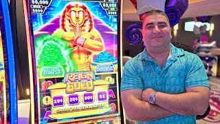 Winning JACKPOTS On Brand NEW Slot Machine At Peppermill Resort [upl. by Tennos]